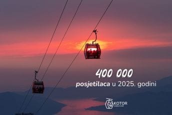 Žičaru Kotor–Lovćen posjetilo više od 400.000 ljudi Žičaru Kotor–Lovćen posjetilo više od 400.000 ljudi