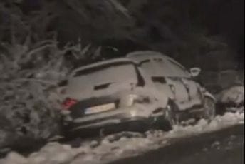(VIDEO) Kolovoz mokar i klizav, dogodilo se više nezgoda, iz AMSCG kazali da su svi putevi prohodni