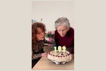(VIDEO) Baka Branka ugasila 102 svjećice na torti