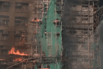 Broj poginulih u požaru u Hongkongu porastao na 83