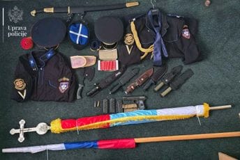 Policija razbila mrežu stranih boraca: Uhapšen Danilovgrađanin, na računu imao milion i po eura, pronađeno oružje, obilježja stranih formacija, inostrana dokumenta