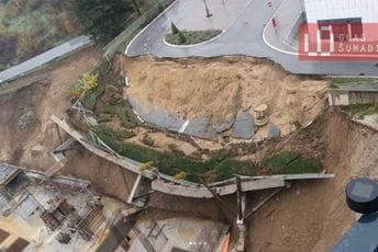 (VIDEO) Urušio se put u Kragujevcu, stabilnost terena i dalje ugrožena