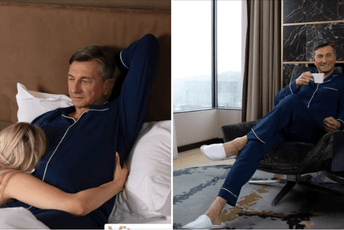 Borut Pahor u novoj ulozi: Bivši slovenački predsjednik pozirao u pidžami s plavušom u krevetu