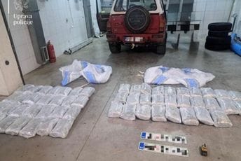 Podgorica: Uhapšen bivši policajac, pronađeno oko 60 kilograma marihuane