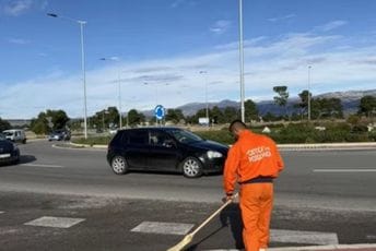 Čistoća: Za dan uklonjeno 300 vreća otpada oko magistralnog puta Podgorica-Tuzi
