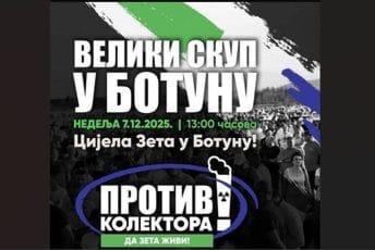 Danas protest u Botunu zbog gradnje kolektora