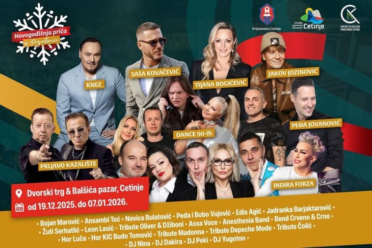 Cetinje spremno za „Novogodišnju priču u Prijestonici“