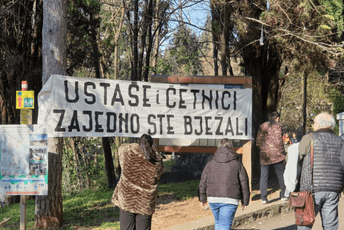 "Ustaše i četnici zajedno ste bježali": Boljević i Radulović pozvani na saslušanje zbog transparenta sa Gorice