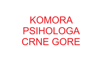 Grupa osnivača Komore psihologa Crne Gore raspisala Javni poziv za Osnivačku skupštinu