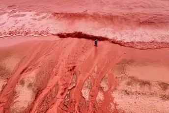 Nesvakidašnji fenomen: Pocrvenjeli i more i plaža