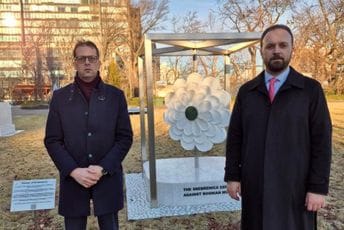 Šahman i Čekić tokom boravka u Njujorku: Da se nikada i nikome ne ponovi Srebrenica