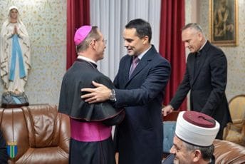 Raičević na Božićnom prijemu u Biskupskom Ordinarijatu