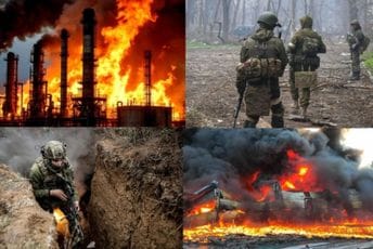 Iz časa u čas: Ukrajina: Uništena ruska ratna oprema u Sjevernoj Slobožanščinoj