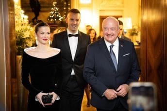 Spajić sa suprugom Milenom na Novogodišnjem koncertu u Beču