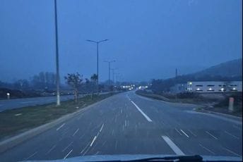 (VIDEO/FOTO) Pada snijeg u Danilovgradu, prema Cetinju i Budvi