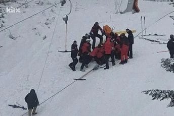 Incident na ski-liftu na Bjelašnici, povrijeđen skijaš: Nadležni kažu da je ispala sajla