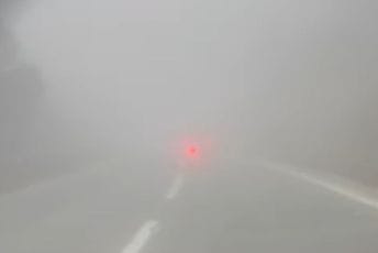 Magla na Brajićima otežava saobraćaj