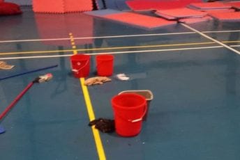 Bokseri Podgorice prekinuli treninge: Poplavila im sala