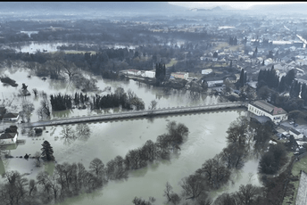 (VIDEO) Razmjere poplave iz vazduha: Evo kako izgleda centar Danilovgrada