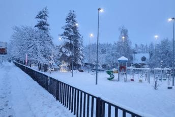 Evo gdje je jutros izmjereno najviše snijega u Crnoj Gori