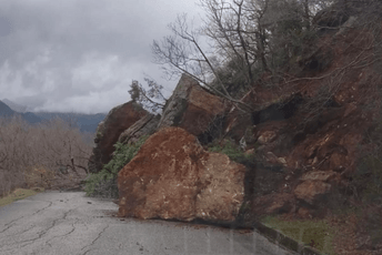 Odron kod Virpazara: Savjetuje se korišćenje drugih putnih pravaca