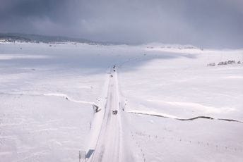 Zimske čarolije i dalje traju: Evo gdje  jutros ima najviše snijega