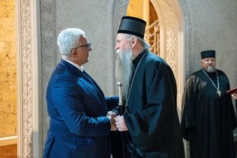 Mandić na Božićnom prijemu kod Joanikija: Poruke pomirenja i zajedništva danas su nam najpotrebnije