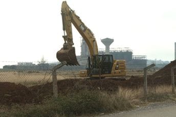 Botun: Na gradilištu predviđenom za kolektor aktivan jedan bager, lokaciju obezbjeđuje policija