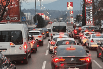 Završena blokada kružnog toka na ulazu u Podgoricu