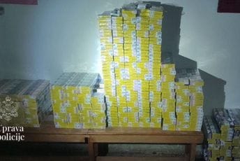 Uhapšen mladić na putu Rožaje-Berane: Granična policija mu u vozilu pronašla 300 šteka cigareta