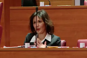 (VIDEO) Hrvatsku poslanicu udarila struja tokom rasprave u skupštini