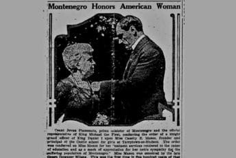 Jovan S. Plamenac u egzilu odlikovao američku državljanku: Orden protiv zaborava, za prava Crne Gore