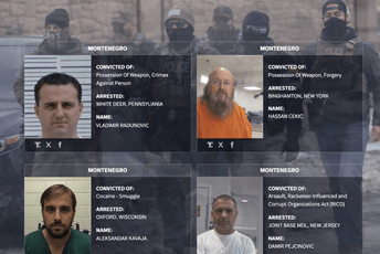 Amerika objavila crnu listu "najgori od najgorih", na njoj četiri osobe iz Crne Gore