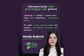 Boljević: Jačati građansko obrazovanje i kritičko mišljenje