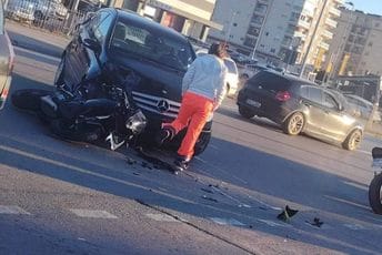 Podgorica: Udes na Zabjelu, oboren motociklista