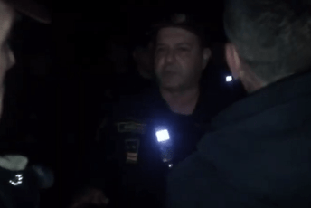 (VIDEO) Verbalni sukob Botunjana i policije kod gradilišta, odbili da se legitimišu: "Slobodno zovi Šćepanovića..."