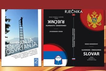 Časopis Osvrtanja i Crnogorsko-slovenački rječnik sjutra u KIC-u „Budo Tomović“