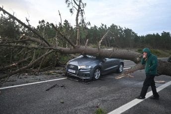 Oluja u Portugalu: Stotine hiljada stanovnika bez struje, stabla padala na automobile