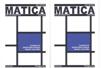 Identitet, istorija i kultura pamćenja: Pred čitaocima je zimska sveska časopisa „Matica“