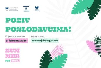 "Otvorite vrata mladima": Poziv poslodavcima da se prijave za Sajam sezonskog zapošljavanja Summer Job 2026