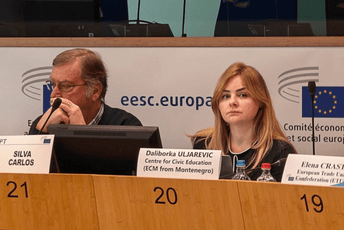 Uljarević u Briselu: U Crnoj Gori sužen prostor za djelovanje civilnog sektora