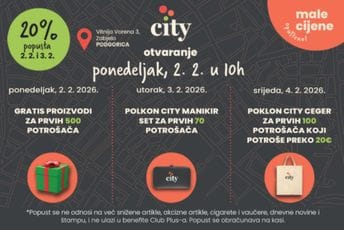 Danas je Zabjelo bogatije za još jedno mjesto dobre kupovine!