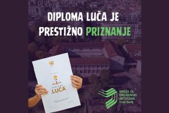 MOACG:  Uredba o diplomi "Luča" da se primjenjuje dosljedno i ujednačeno kako bi njen cilj bio u potpunosti ostvaren
