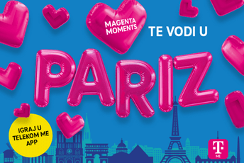 Magenta Moments: Osvoji romantično putovanje za dvoje u Pariz