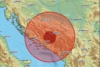 Treslo se tlo u BiH: Zemljotres se osjetio i u Crnoj Gori i Hrvatskoj
