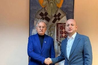Knežević sa Rodićem: Upoznao ga sa zahtjevima o trobojci, pokretanjem inicijative da srpski jezik bude normiran kao službeni