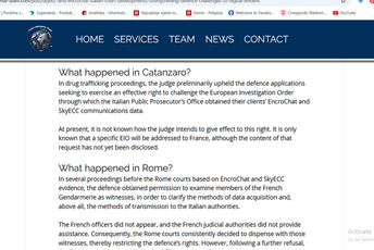 Italijansko pravosuđe sve češće odbacuje Enkročat i Skay dokaze