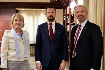 Milatović sa rukovodstvom Heritage fondacije: Prilika da potvrdimo jasnu spoljnopolitičku orijentaciju Crne Gore