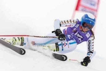 Džonson zlatna u spustu, težak pad Lindzi Von