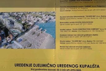 Uprava zaustavila nelegalne radove kompanije „Carine“ Uprava zaustavila nelegalne radove kompanije „Carine“